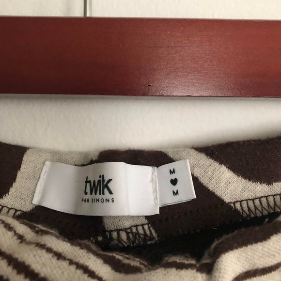 Simons brown and white patterned pants - Picture 4 of 5